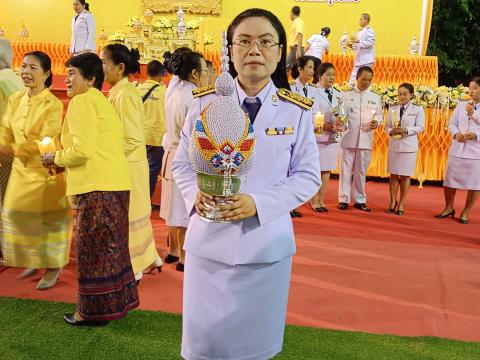 กิจกรรมถวายเครื่องราชสักการะและพิธีจุดเทียนถวา่ยพระพรชัยมงคล พระบาทสมเด็จพระเจ้าอยู่หัวรัชกาลที่ 10