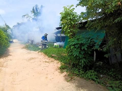 โครงการป้องกันและควบคุมโรคไข้เลือดออก ประจำปีงบประมาณ 2567 การฉีดพ่นสารเคมีกำจัดยุงลาย (ครั้งที่ 2)