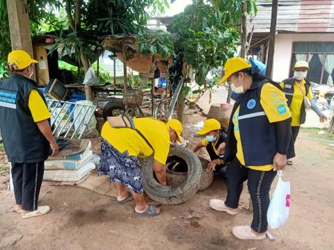 โครงการป้องกันและควบคุมโรคไข้เลือดออก ประจำปีงบประมาณ 2567 การฉีดพ่นสารเคมีกำจัดยุงลาย (ครั้งที่ 2)