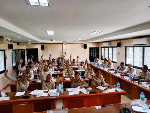 การประชุมสภาองค์การบริหารส่วนตำบลร่อนทอง สมัยวิสามัญ สมัยที่ 2 ประจำปี พ.ศ. 2567