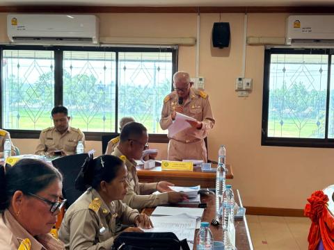 ประชุมสภาองค์การบริหารส่วนตำบลร่อนทอง สมัยสามัญ สมัยที่ ๓ ครั้งที่๑ ประจำปี พ.ศ.๒๕๖๙ ณ ห้องประชุม องค์การบริหารส่วนตำบลร่อนทอง อำเภอสตึก จังหวัดบุรีรัมย์
