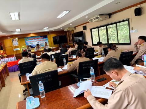 ประชุมสภาองค์การบริหารส่วนตำบลร่อนทอง สมัยสามัญ สมัยที่ ๓ ครั้งที่๑ ประจำปี พ.ศ.๒๕๖๙ ณ ห้องประชุม องค์การบริหารส่วนตำบลร่อนทอง อำเภอสตึก จังหวัดบุรีรัมย์