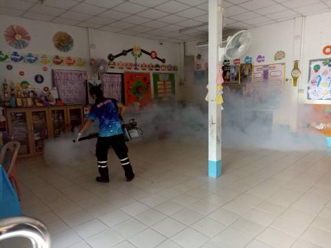 การออกฉีดพ่นยุงลายเชิงรุก (ศพด.) ประจำปี พ.ศ. 2568