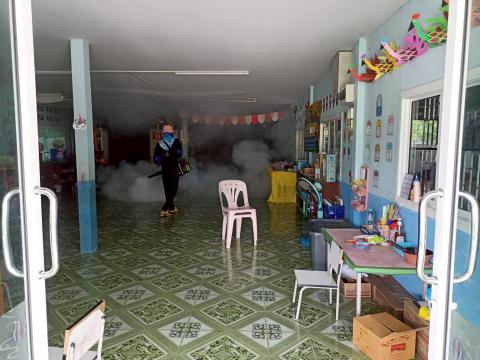 การออกฉีดพ่นยุงลายเชิงรุก (ศพด.) ประจำปี พ.ศ. 2568