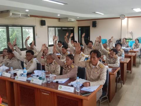 การประชุมสภาองค์การบริหารส่วนตำบลร่อนทอง สมัยสามัญ สมัยที่ 3 ครั้งที่ 1 ประจำปี พ.ศ. 2568