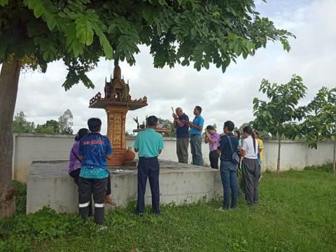 พิธีบวงสรวงรถกู้ชีพคันใหม่