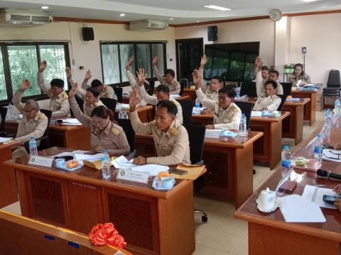 การประชุมสภาองค์การบริหารส่วนตำบลร่อนทอง สมัยวิสามัญ สมัยที่ 2 ครั้งที่ 1 ประจำปี พ.ศ. 2568