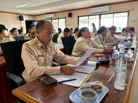 การประชุมสภาองค์การบริหารส่วนตำบลร่อนทอง สมัยสามัญ สมัยแรก ประจำปี พ.ศ. 2569