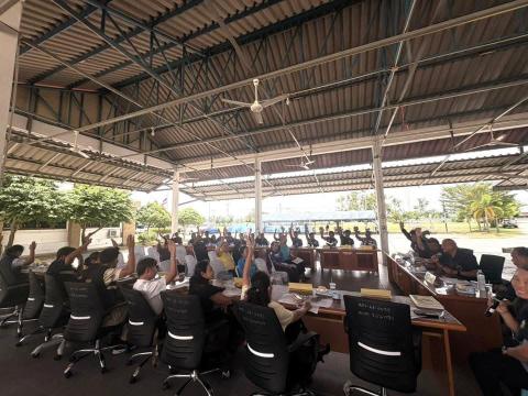 การประชุมคณะกรรมการพัฒนาท้องถิ่นร่วมกับประชาคมท้องถิ่น (ประชาคมระดับตำบล) ครั้งที่๑/๒๕๖๙