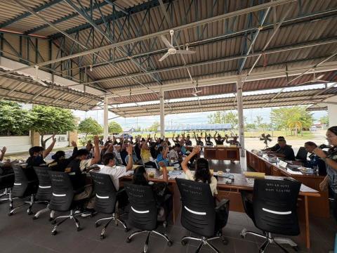 การประชุมคณะกรรมการพัฒนาท้องถิ่นร่วมกับประชาคมท้องถิ่น (ประชาคมระดับตำบล) ครั้งที่๑/๒๕๖๙