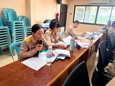 ประชุมสภาองค์การบริหารส่วนตำบลร่อนทอง สมัยสามัญ สมัยที่ ๓ ครั้งที่๑ ประจำปี พ.ศ.๒๕๖๙ ณ ห้องประชุม องค์การบริหารส่วนตำบลร่อนทอง อำเภอสตึก จังหวัดบุรีรัมย์