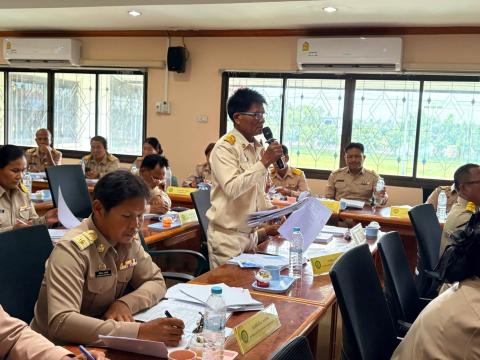 ประชุมสภาองค์การบริหารส่วนตำบลร่อนทอง สมัยสามัญ สมัยที่ ๓ ครั้งที่๑ ประจำปี พ.ศ.๒๕๖๙ ณ ห้องประชุม องค์การบริหารส่วนตำบลร่อนทอง อำเภอสตึก จังหวัดบุรีรัมย์