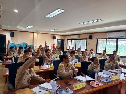 ประชุมสภาองค์การบริหารส่วนตำบลร่อนทอง สมัยสามัญ สมัยที่ ๓ ครั้งที่๑ ประจำปี พ.ศ.๒๕๖๙ ณ ห้องประชุม องค์การบริหารส่วนตำบลร่อนทอง อำเภอสตึก จังหวัดบุรีรัมย์