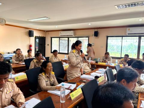 ประชุมสภาองค์การบริหารส่วนตำบลร่อนทอง สมัยสามัญ สมัยที่ ๓ ครั้งที่๑ ประจำปี พ.ศ.๒๕๖๙ ณ ห้องประชุม องค์การบริหารส่วนตำบลร่อนทอง อำเภอสตึก จังหวัดบุรีรัมย์