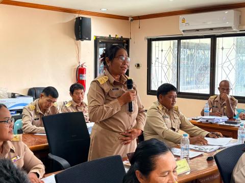 ประชุมสภาองค์การบริหารส่วนตำบลร่อนทอง สมัยสามัญ สมัยที่ ๓ ครั้งที่๑ ประจำปี พ.ศ.๒๕๖๙ ณ ห้องประชุม องค์การบริหารส่วนตำบลร่อนทอง อำเภอสตึก จังหวัดบุรีรัมย์