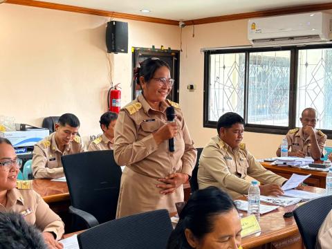 ประชุมสภาองค์การบริหารส่วนตำบลร่อนทอง สมัยสามัญ สมัยที่ ๓ ครั้งที่๑ ประจำปี พ.ศ.๒๕๖๙ ณ ห้องประชุม องค์การบริหารส่วนตำบลร่อนทอง อำเภอสตึก จังหวัดบุรีรัมย์