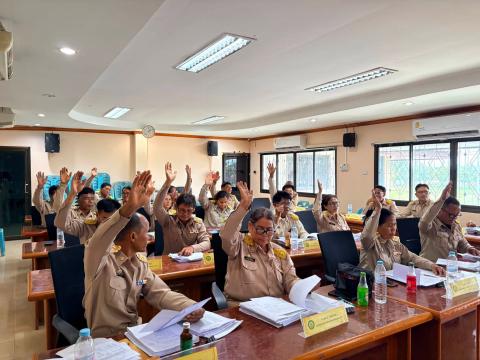 ประชุมสภาองค์การบริหารส่วนตำบลร่อนทอง สมัยสามัญ สมัยที่ ๓ ครั้งที่๑ ประจำปี พ.ศ.๒๕๖๙ ณ ห้องประชุม องค์การบริหารส่วนตำบลร่อนทอง อำเภอสตึก จังหวัดบุรีรัมย์